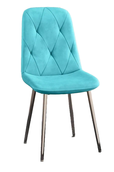 Стул DC-2103 (каркас хром тк.тиффани/ Velvet HLR-58)