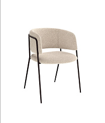 Стул KENNER 303SD черный/микробукле бежевый