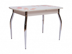 Стол Чикаго СТ 1100(1400)*680*750 фотопечать стекл Ноги 01 гальваника (ОРАНЖЕВЫЕ ЦВЕТЫ НА БЕЛОЙ ДОСКЕ цвет БЛ) Стол Чикаго СТ 1100(1400)*680*750 фотопечать стекл Ноги 01 гальваника (ОРАНЖЕВЫЕ ЦВЕТЫ НА БЕЛОЙ ДОСКЕ цвет БЛ)