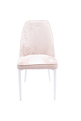 Стул Одри (каркас белый, тк. бежевый велюр) Стул Одри (каркас белый, тк. бежевый велюр)