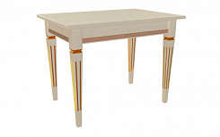 Стол Стар 1000(1400)*700*765 (столешница тон слон.кость RAL1013 / подстолье тон слон.кость RAL1013 + патина золото) Стол Стар 1000(1400)*700*765 (столешница тон слон.кость RAL1013 / подстолье тон слон.кость RAL1013 + патина золото)